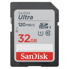 SanDisk 晟碟 Ultra SDHC C10 UHS-I 120MB/s R 記憶卡, 1個, 32GB
