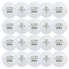 XEXOPHYS 混合高爾夫球 二手球 實惠型 42.67mm, 1個, 白色(隨機出貨), 20件