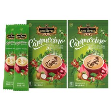 TNI KING COFFEE 椰香卡布奇諾即溶咖啡粉, 20g, 12條, 2盒