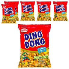DING DONG 綜合豆 辣味, 100g, 6包