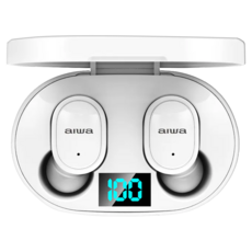 aiwa 愛華 真無線藍牙耳機 原廠保固, AT-X80T-W, 白色