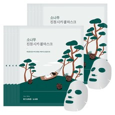라운드랩 소나무 진정 시카 겔 마스크 31g, 1개입, 10개