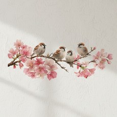 Jave 室內裝飾重點貼紙, 麻雀