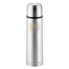 PEARL LIFE 珍珠金屬 Riffles系列 雙層不銹鋼保溫瓶, 銀色, 500ml, 1個