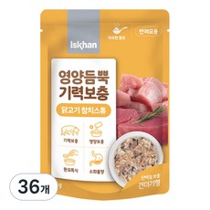 이즈칸 고양이 영양듬뿍 기력보충 스튜, 닭고기참치스튜, 80g, 36개