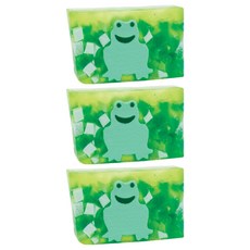 프라이멀엘리먼츠 바디솝 그린프로그, 3개, 165g