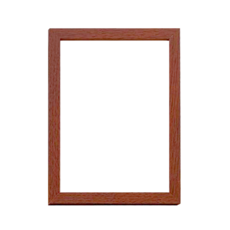 木質相框 無印風掛式橫豎兩用 簡約居家照片牆裝飾, 1個, A4, 紅柚紋
