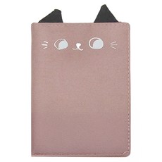 JOY STAR O-cat 護照套, 可愛貓耳, 216 x 172mm, 粉色, 1個