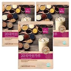 Baedaegam 20穀米糊粉, 1kg, 3個