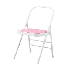 Potegar厚折疊式輔助多功能瑜珈普拉提椅, 粉色