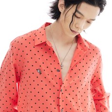 LMN Oversize圓點印花襯衫