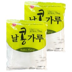 海佳源 生黃豆粉, 2個, 1kg