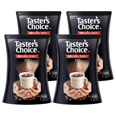 NESCAFE 雀巢咖啡 Taster's Choice Taster's Choice黑咖啡, 170g, 1包, 4包