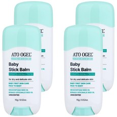 ATO OGEL 寶寶保濕棒, 4支, 15g