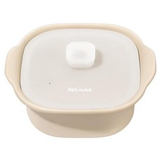 Petinube 韓國製矽膠副食品多功能蒸鍋 900ml 米色, 寶石米色, 1個