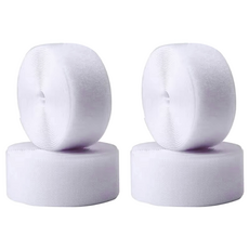 엔더 튼튼한 대형 벨크로 찍찍이 테이프 암수 5cm x 1m 화이트, 2세트