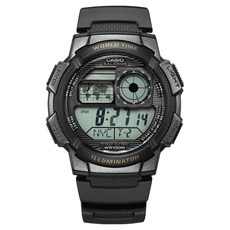 CASIO 卡西歐 世界時間數位電子錶 AE-1000W-1AVDF