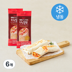 애슐리 베페로니 피자 브리또 (냉동), 125g, 6개, 1개입