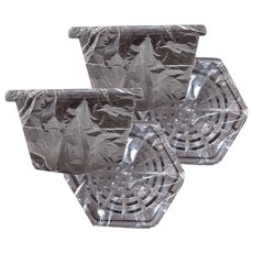 綠手指 六角盆, 深咖啡色, 2個