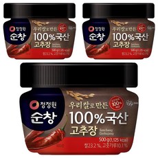 清淨園 韓國產紅辣椒醬, 500g, 3罐
