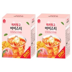SONGWON 桃子芒果冰茶沖泡粉, 5g, 50入, 2個