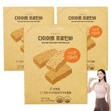 뉴트립 다이어트 프로틴바 12p, 360g, 3개