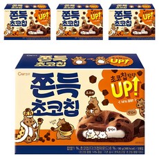 청우식품 쫀득 초코칩, 90g, 4개
