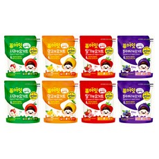 퓨어잇 내이브로 요거트큐브 4종 세트, 2세트, 사과+딸기+망고+블루베리