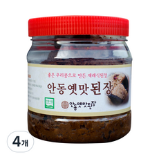 안동옛맛 된장, 1kg, 4개