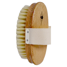 B&W 珀薇 白豚鬃桑拿SPA沐浴清潔刷 德國製, 1個