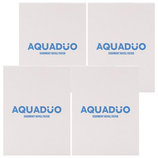 AQUADUO 淨水蓮蓬頭濾芯 4入/一盒 整體外徑27mm X 總長度117mm, 4盒