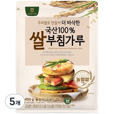 농협식품 쌀부침가루, 450g, 5개
