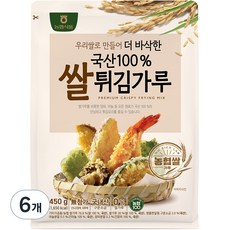 농협 쌀튀김가루, 6개, 450g