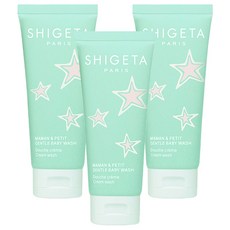 SHIGETA 寶寶洗髮沐浴二合一沐浴露, 100ml, 3條