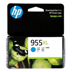 hp 惠普 原廠墨水 955XL L0S63AA, 藍色, 1個