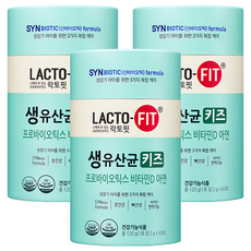 Chong Kun Dang 鍾根堂 LACTO-FIT 益生菌 兒童款, 60包, 3罐