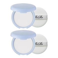 RiRe 輕透持妝蜜粉餅12g 2盒 定妝控油 持久不脫妝 打造自然柔霧妝感
