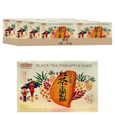 惠香 台灣造型日月潭紅茶土鳳梨酥禮盒 10顆, 350g, 8盒