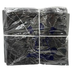 家邦企業社 背心袋 黑色3斤 27x47cm, 10包