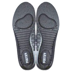 FOOTER 旋壓抗引機能鞋墊 黑色, 1雙