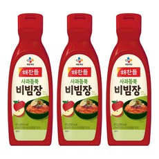 CJ Haechandle 好餐得 滿滿蘋果拌醬, 470g, 3個