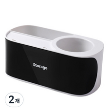 JCP 행잉 멀티 드라이어 홀더, 블랙, 2개