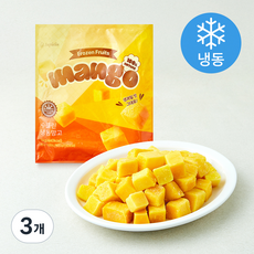 수플린 망고 (냉동), 3개, 1kg