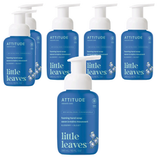 ATTITUDE 艾特優 兒童泡沫洗手乳 藍莓 295mL, 6瓶