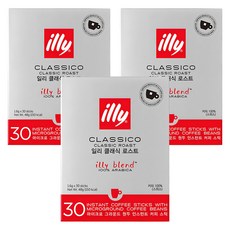 illy 意利 經典烘焙阿拉比卡咖啡隨身包, 1.6g, 30入, 3盒