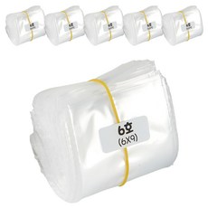 Gonggu Owl 塑膠夾鏈袋, 100入, 6個, 6號