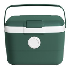 올리빙 도트 캠핑용 아이스박스, 모스그린, 25L