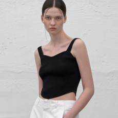 AtelierNain 女款修身無袖針織背心 T-6759