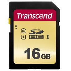 Transcend 創見 SD卡 MLC 記憶卡 TS16GSDC500S, 16GB