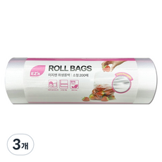 EZ'n 衛生保鮮袋捲 小型 17cm x 25cm, 200入, 小(S), 3個